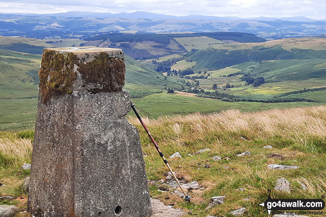 Walk Y Gamriw walking UK Mountains in The Cambrian Mountains  Powys, Wales