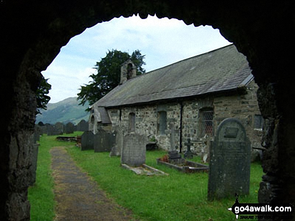 Walk gw169 Tyrrau Mawr (Craig-las) and Craig-y-llyn from Llanfihangel -y-pennant - Mary Jones' Chapel, Llanfihangel-y-pennant