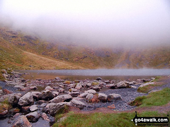 Walk c383 Blencathra via Sharp Edge from Scales - Scales Tarn