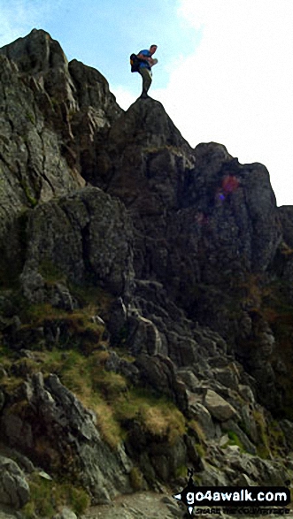 Walk c427 Helvellyn via Striding Edge from Patterdale - Striding Edge (Helvellyn)