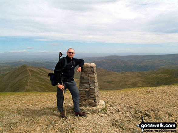 Walk c427 Helvellyn via Striding Edge from Patterdale - Helvellyn Summit