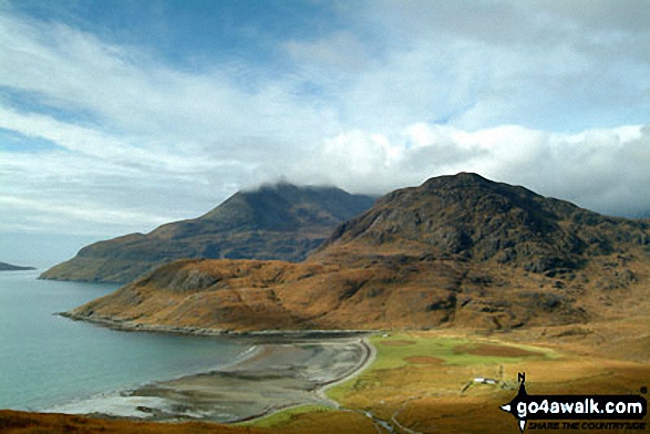 Sgurr Na Stri and Camasunary from Bla Bheinn (Blaven)