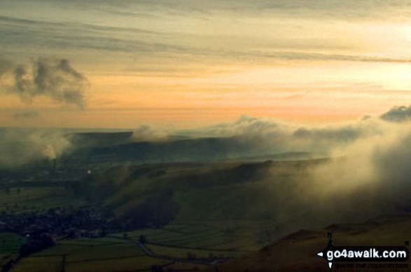 Sunset from Mam Tor Summit