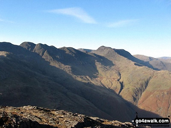 Crinkles and Bowfell from Pike of Blisco (Pike o' Blisco)