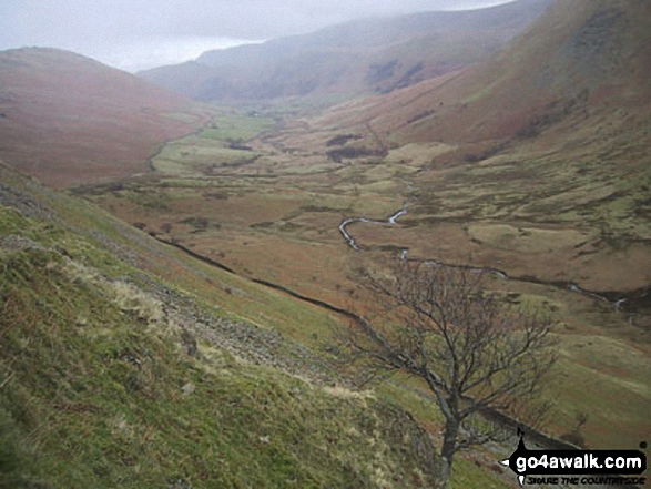 Bannerdale, Martindale and Ullswater from Heck Crag