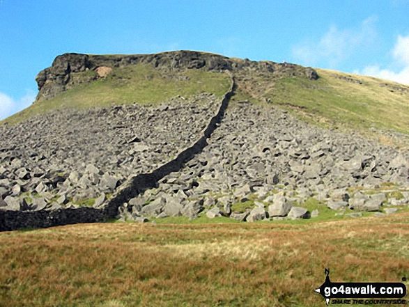 Walk ny158 Pen-y-ghent and Plover Hill from Horton in Ribblesdale - Pen-y-ghent from Gavel Rigg