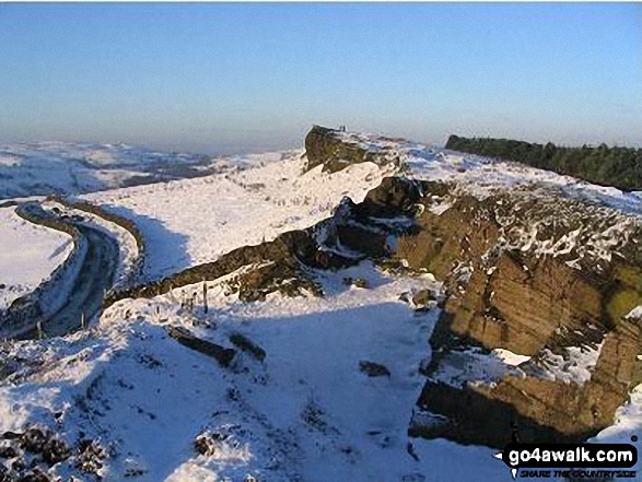 Walk ch146 Kettleshulme and Shining Tor from Lamaload Reservoir - Windgather Rocks