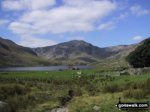 Y Garn (Glyderau) from Glan Dana