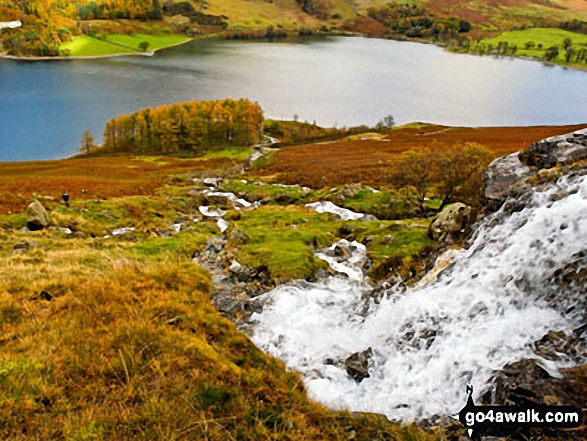 Walk c263 The High Stile Ridge from Buttermere - The view down Comb Beck as it flows towards Buttermere