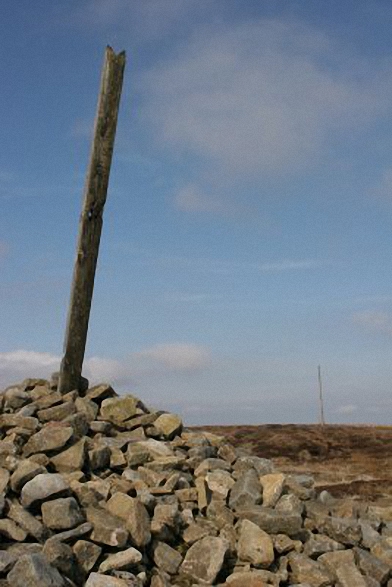 Walk n106 Killhope Law and Middlehope Moor from Allenheads - Killhope Law summit