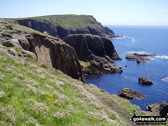 Walk co151 Stepper Point from Padstow - On the South West Coast Path, Land's End