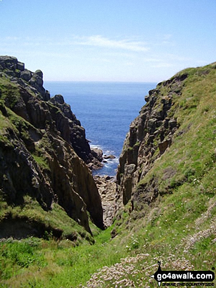 Walk co103 Fire Beacon Point from Boscastle - Land's End - from the South West Coast Path