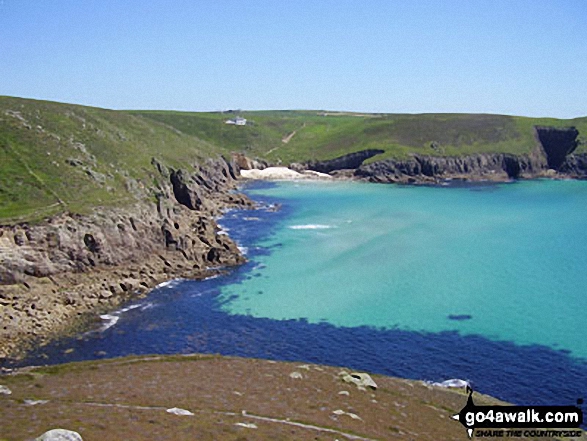 Walk co126 Daymer Bay (Trebetherick), Hayle Bay and Pentire Point from Rock (Padstow Bay) - Mill Bay near Land's End