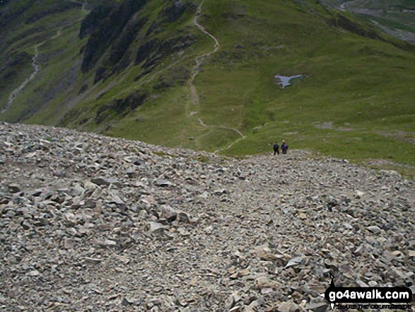 Walk c263 The High Stile Ridge from Buttermere - Scarth Gap from Gamlin End