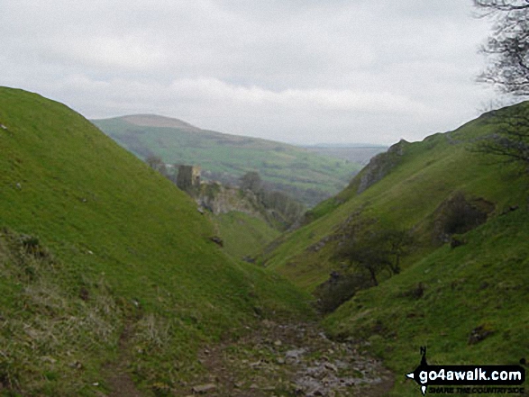 Walk d158 Sparrowpit and Mam Tor from Castleton - Cave Dale near Castleton