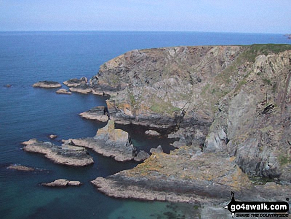 Walk pe128 Aber Rhigian from Newport - The Pembrokeshire Coast Path