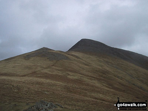 Foel Ganol and Yr Elen from Braich y Brysgyll