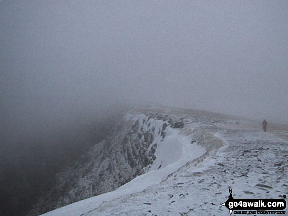 Cefn Ysgolion Duon from Carnedd Dafydd