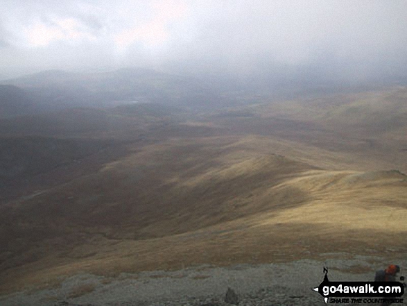 Walk gw122 The Cwm Llafar Horseshoe - Bethesda from Foel Ganol