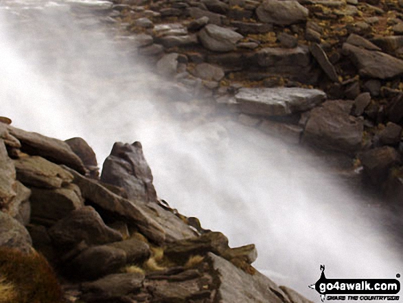 Walk d186 Kinder Scout and Kinder Downfall from Bowden Bridge, Hayfield - Kinder Downfall