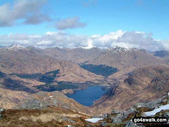 Walk Sgurr Ghiubhsachain walking UK Mountains in Loch Sunart and Loch Shiel  Highland, Scotland