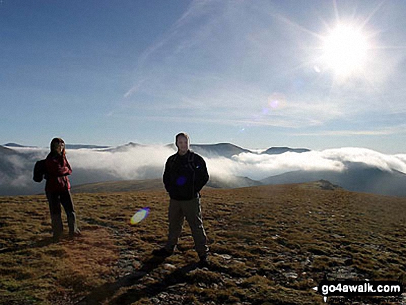 Me and Katey on Moruisg in The Achnashellach and Torridon Hills Highland Scotland