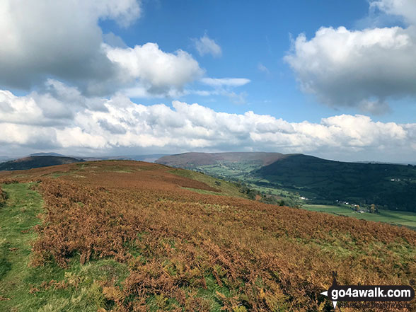 The view from the summit of Bryn Arw