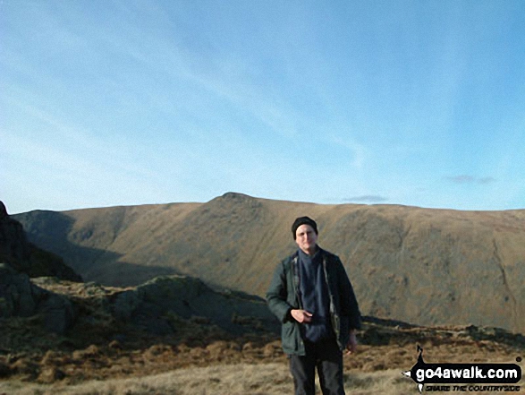 Me on Riggindale Crag in The Lake District Cumbria England