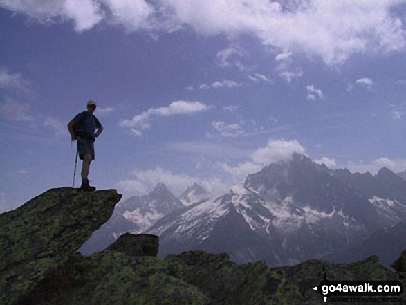 Me on Aiguille de la Gliene in Chamonix  France