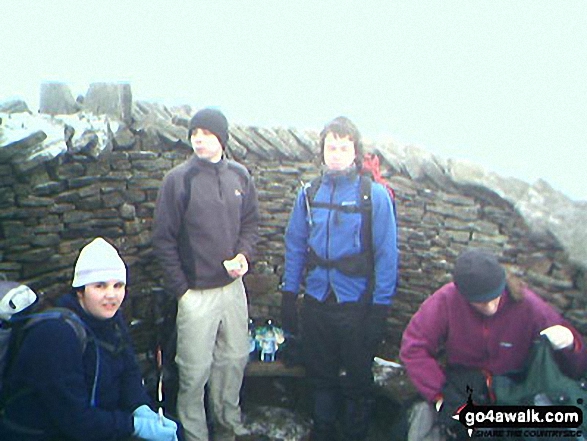 Me, Paddy B, Mike B & Fintan W on Whernside in The Yorkshire Dales North Yorkshire England