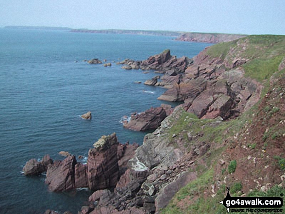 Walk pe128 Aber Rhigian from Newport - The Pembrokeshire Coast Path