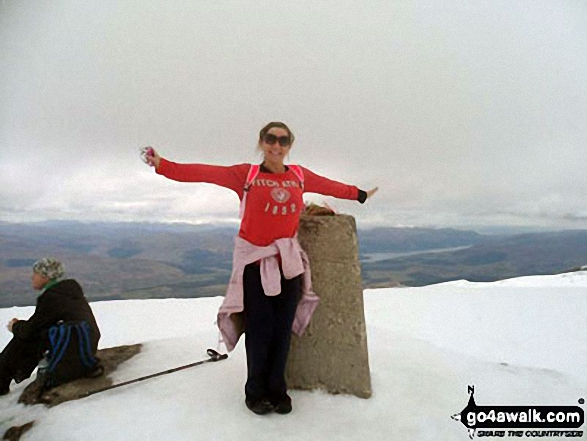 Me at the top of Ben Nevis 2 weeks ago!