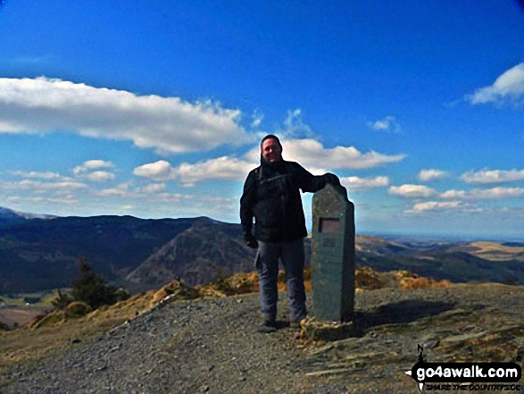 On the summit of Dodd (Skiddaw) on Easter Monday, 2013