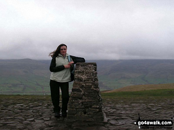 Me on Mam Tor in The Peak District Derbyshire England