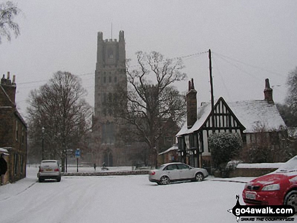 Ely Cathedral in the Snow