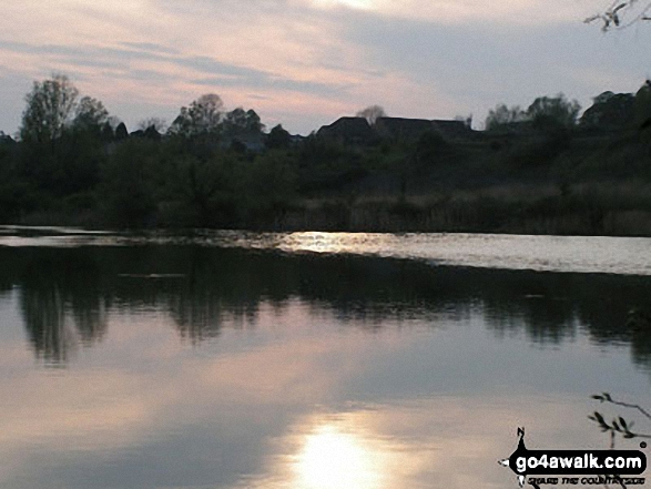 Sunset over the River Great Ouse near Ely