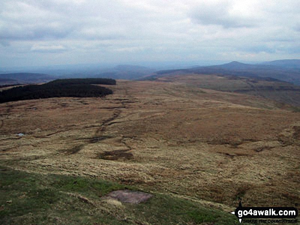 The Pen y Gadair Fawr ridge