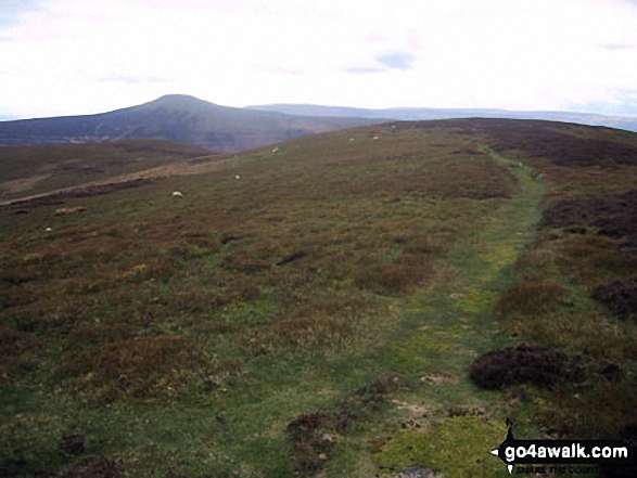 Pen y Gadair Fawr from the Pen Twyn Mawr ridge