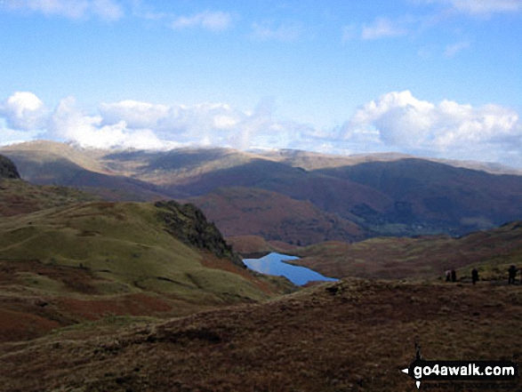 Easedale from the summit of Sergeant Man