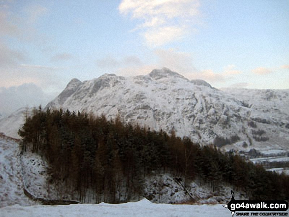 The Langdale Pikes from near Wall End Farm, Great Langdale