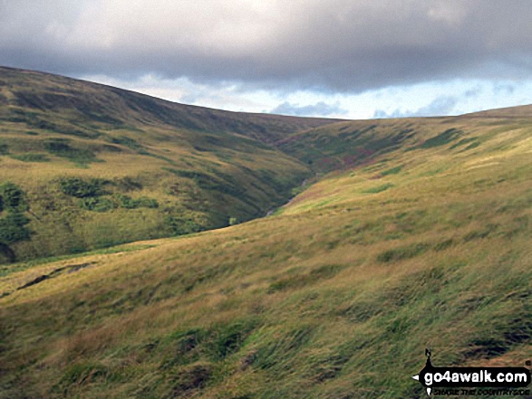 The Crowden Little Brook from Hey Moss above Crowden