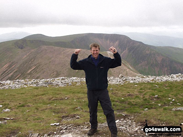 My mate Chris on Stob Ban in The Mamores Highland Scotland