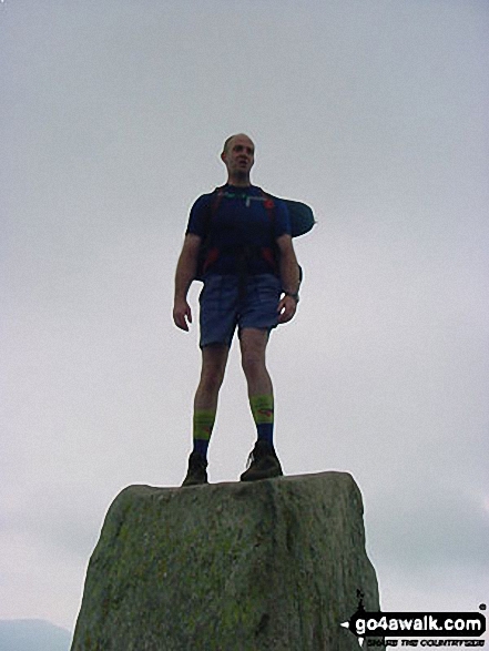 Pete my best Mate on Tryfan in Snowdonia Conwy Wales