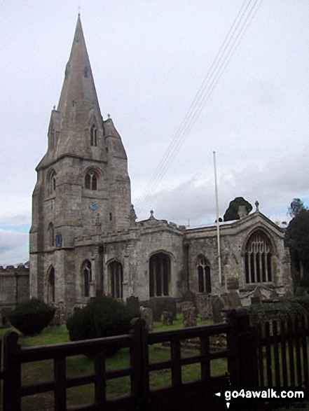 Walk le102 Sproxton and Coston from Buckminster - Buckminster Church