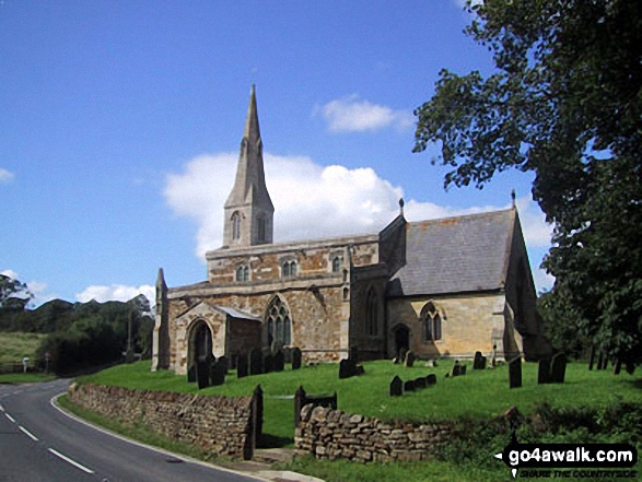 Walk le102 Sproxton and Coston from Buckminster - Coston Church