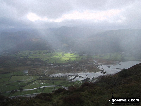 Southern End of Bassenthwaite Lake from Dodd (Skiddaw)