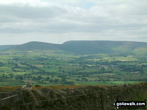 Parlick and Paddy's Pole (Fair Snape Fell) from Longridge Fell (Spire Hill)