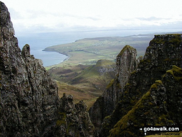 View of the coast from (just below) The Table, Quirang