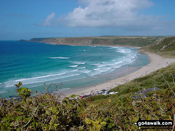 Walk co103 Fire Beacon Point from Boscastle - Whitesand Bay, The South West Coast Path, Land's End