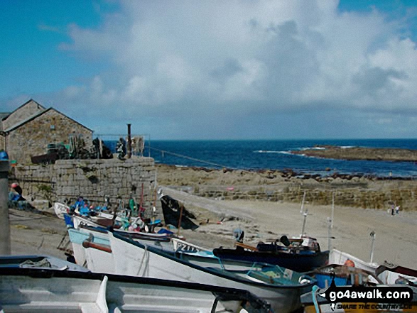 Walk co103 Fire Beacon Point from Boscastle - Sennan Cove, Land's End